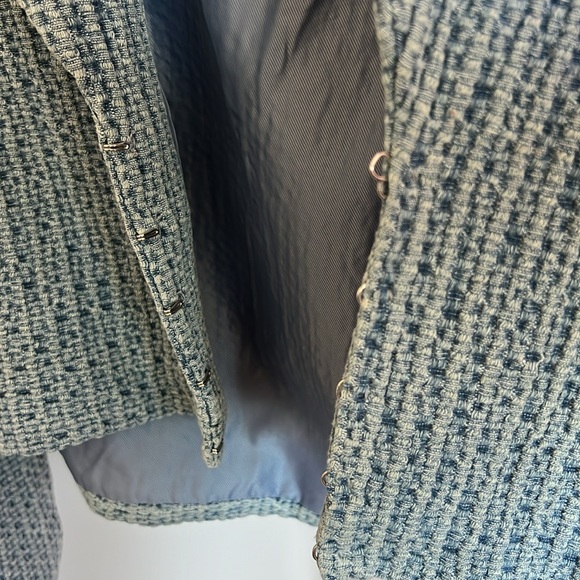 Maniere de Voir Textured Denim Mom Jeans with Matching Jacket - Size UK 8 US 4 - Picture 12 of 13